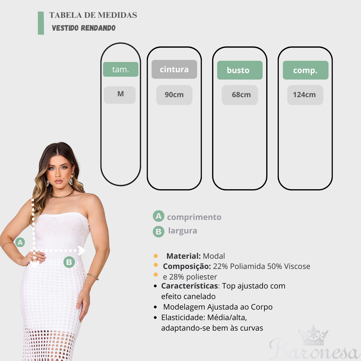 Vestido Tomara que Caia Renda