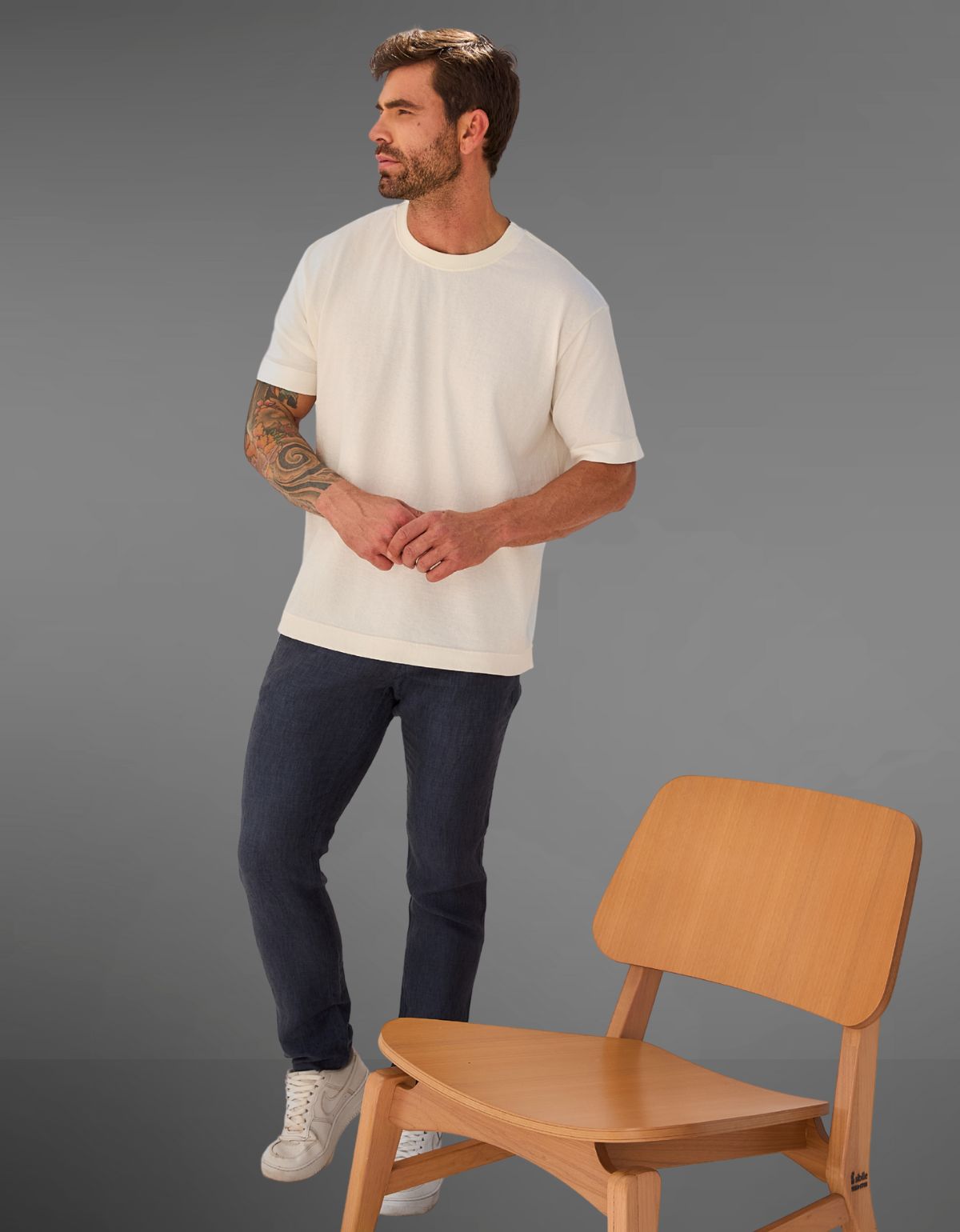 Camiseta Oversized Boxy Tubular Estonada