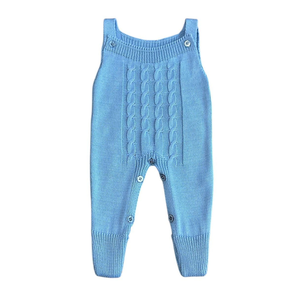 Jardineira Bebê Tricot Macacão Infantil Menina