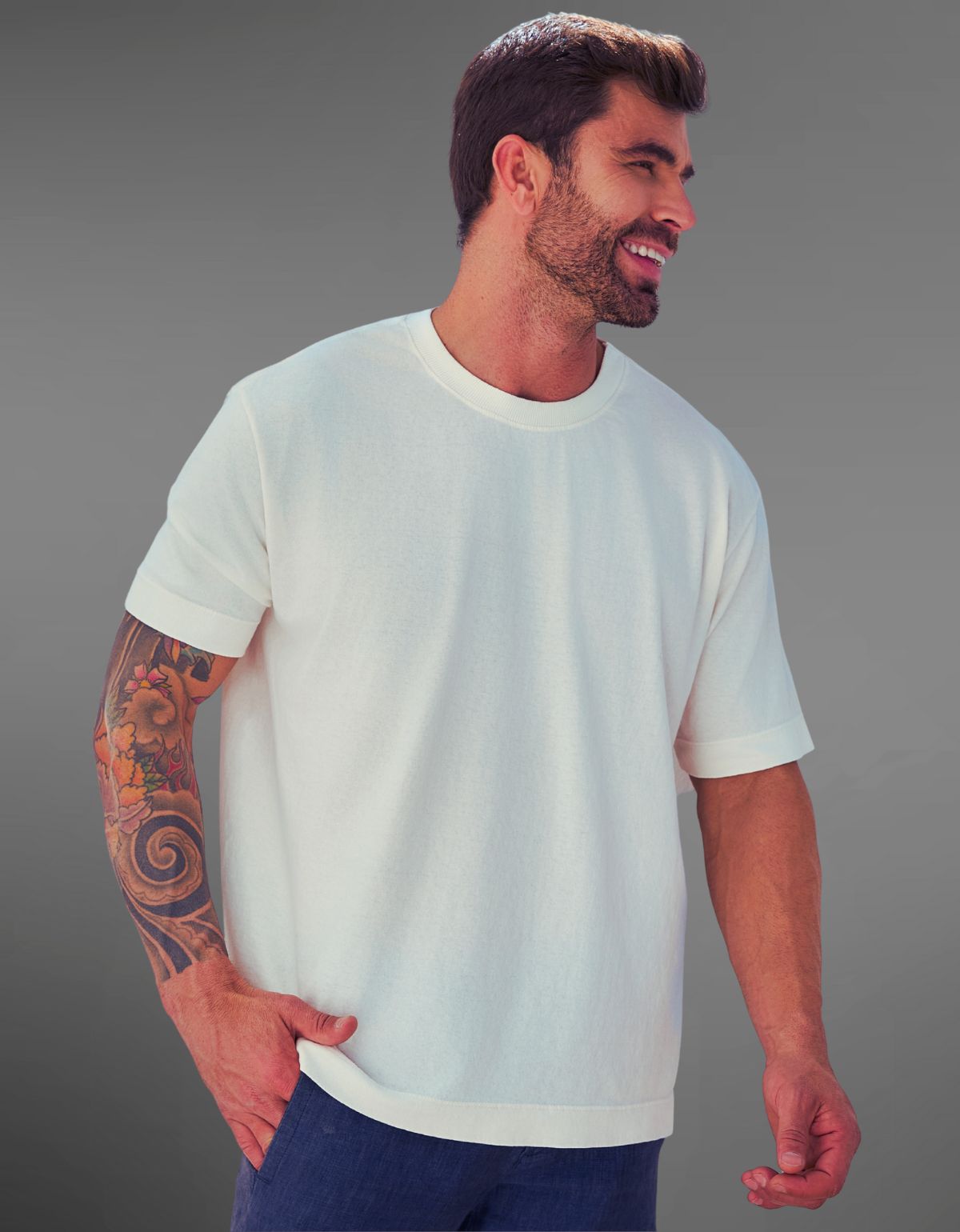 Camiseta Oversized Boxy Tubular Estonada