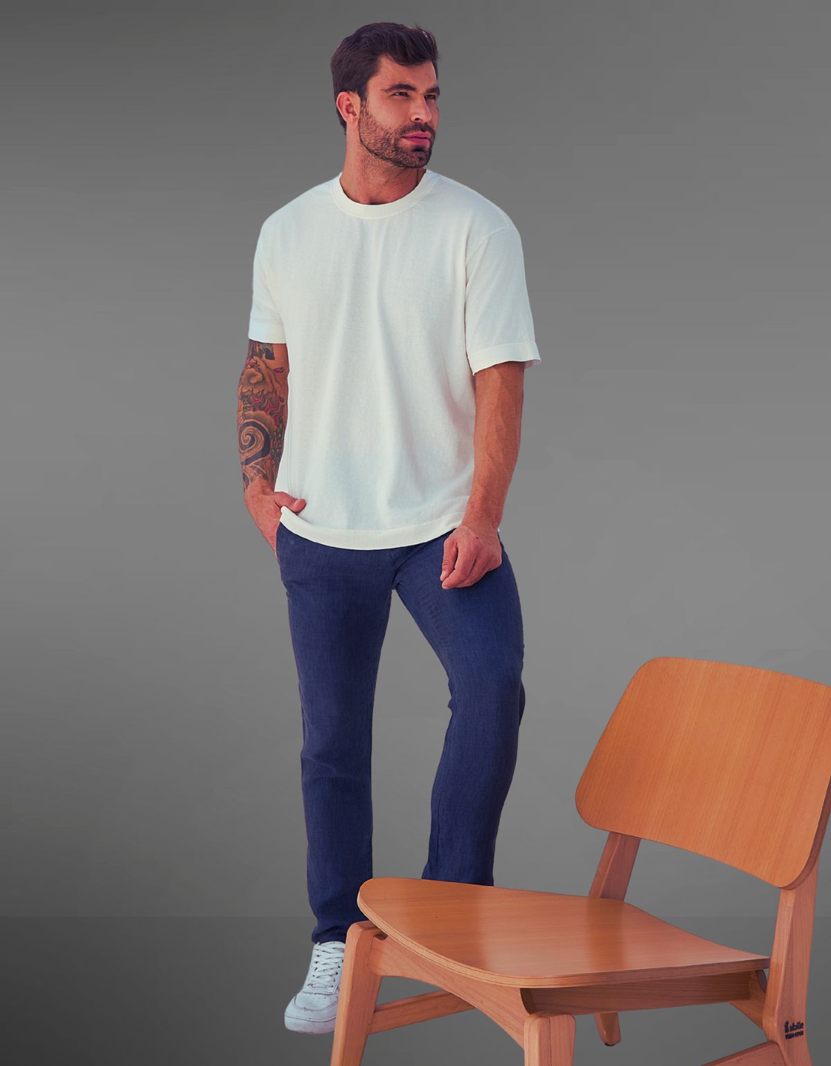 Camiseta Oversized Boxy Tubular Estonada