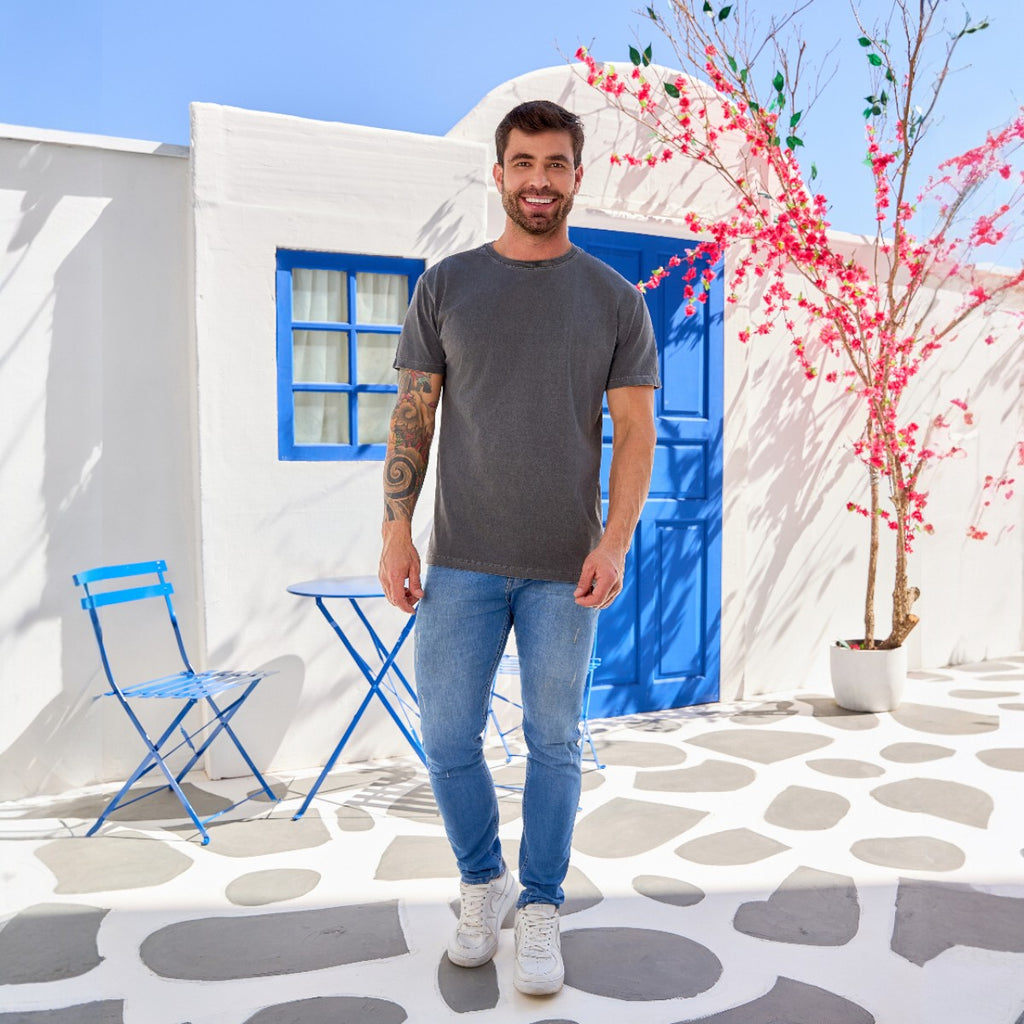 Camiseta Masculina Básica Algodão