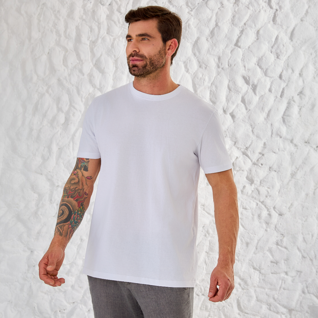 Camiseta Básica Unissex Algodão