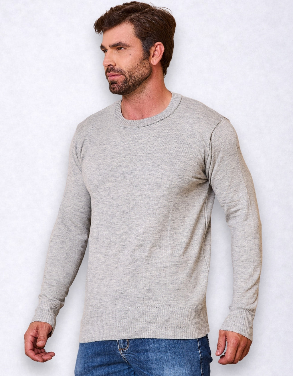 Suéter Masculino Tricot Casual Manga Longa