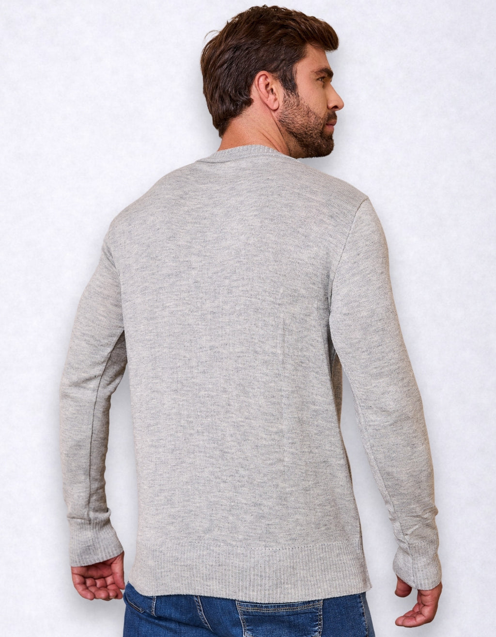 Suéter Masculino Tricot Casual Manga Longa