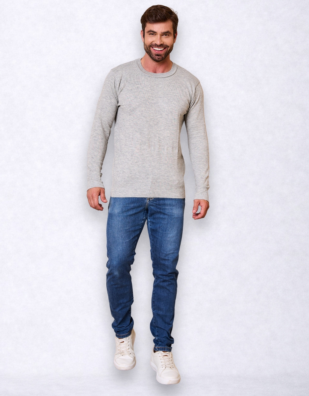 Suéter Masculino Tricot Casual Manga Longa