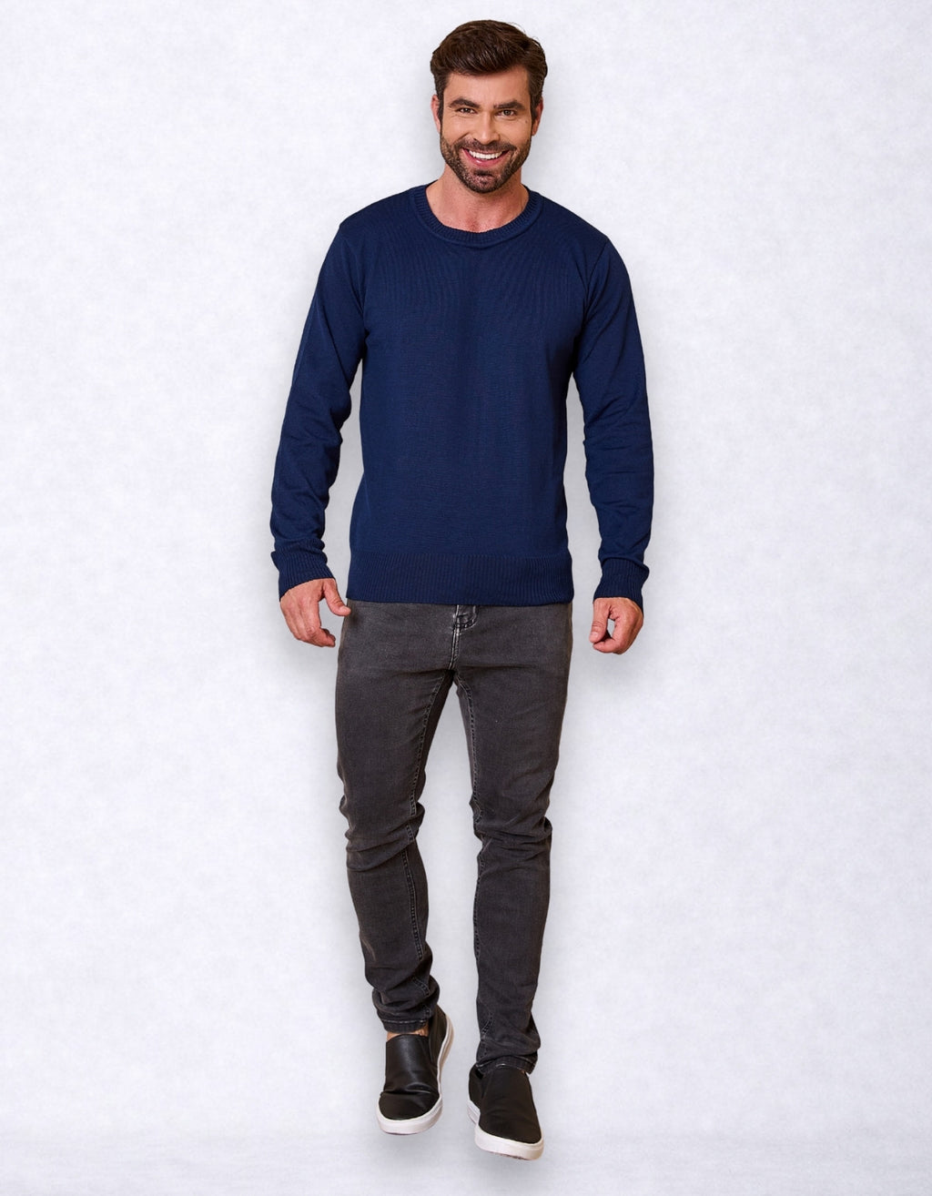 Suéter Masculino Tricot Casual Manga Longa