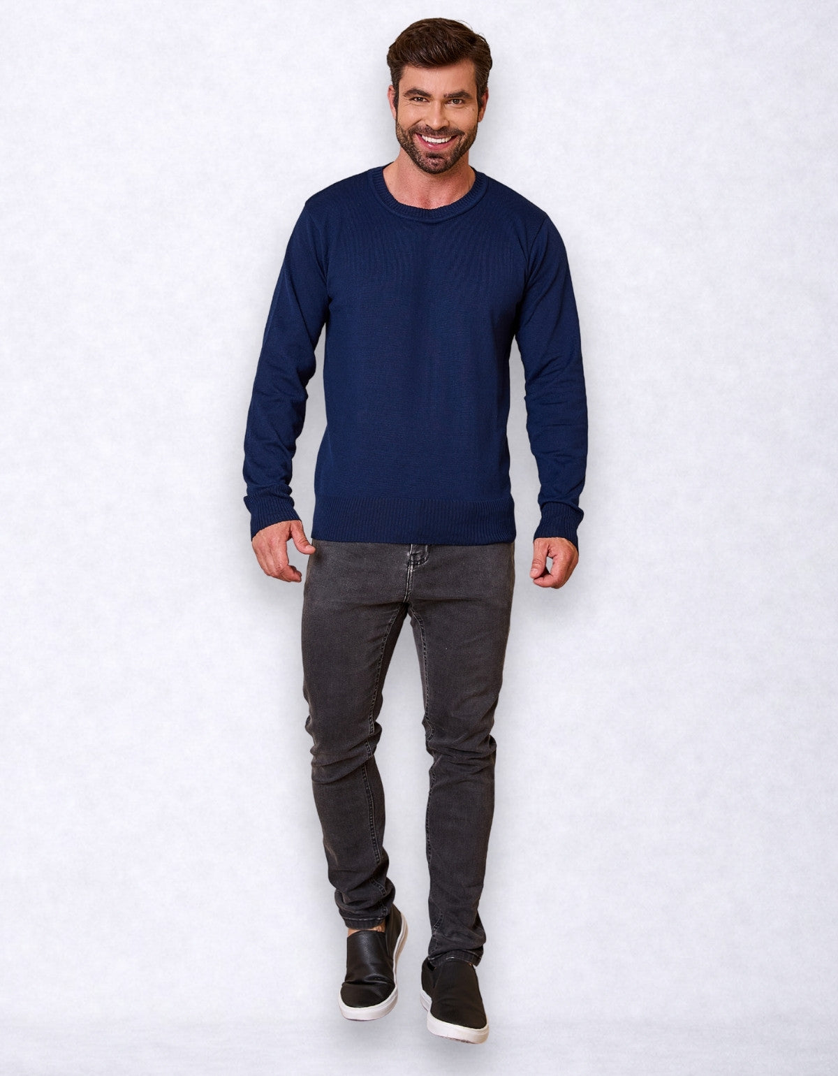 Suéter Masculino Tricot Casual Manga Longa