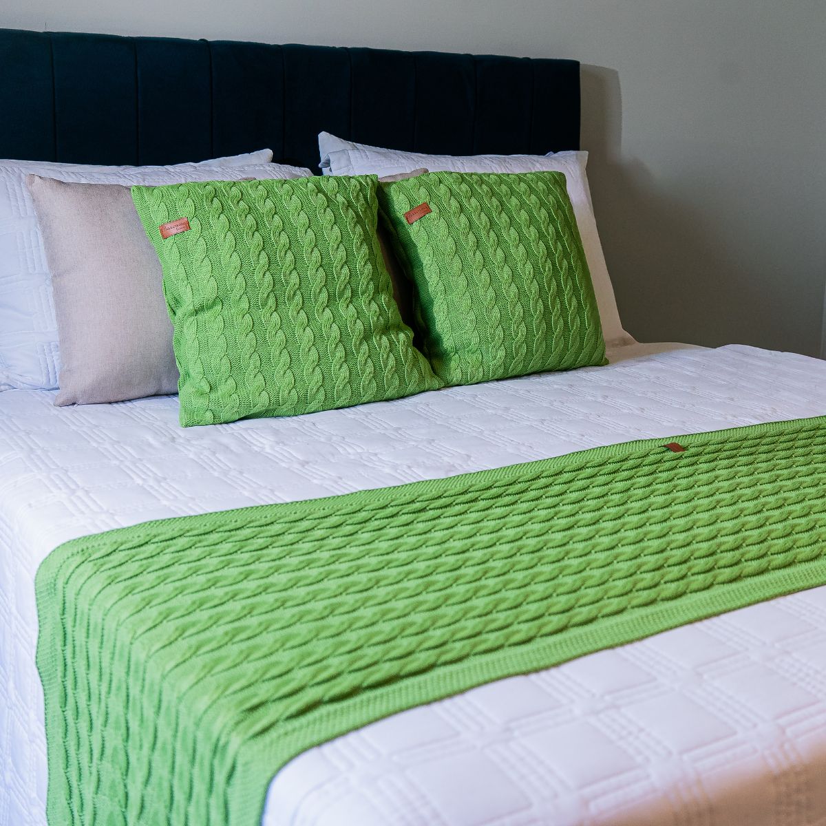 Kit Cama Queen Trança Tiradentes 230x60 cm