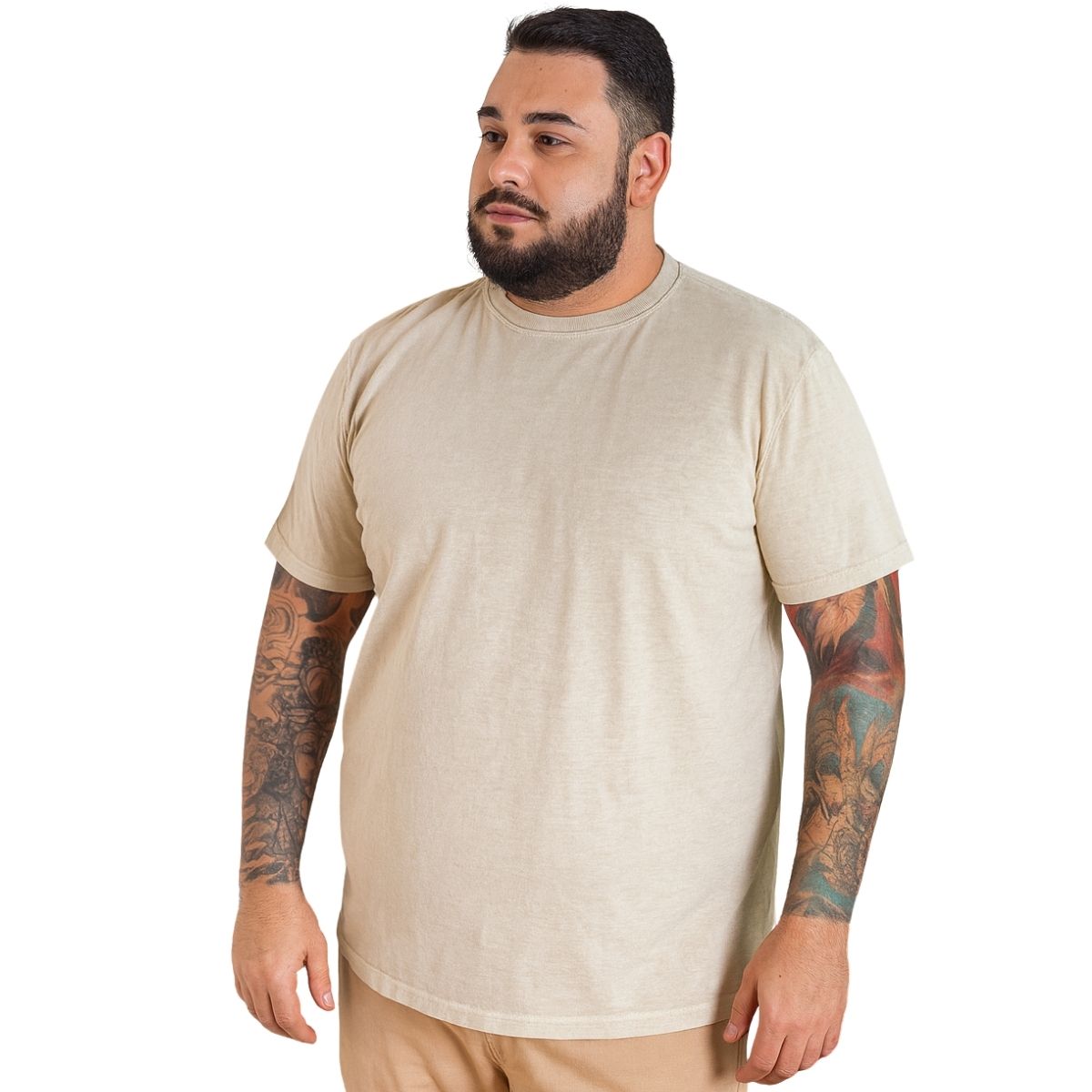 Camiseta Masculina Básica Algodão