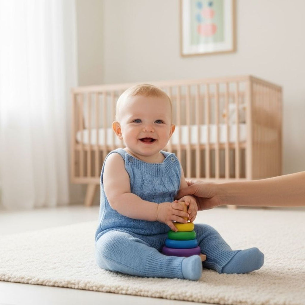 Jardineira Bebê Tricot Macacão Infantil Menina