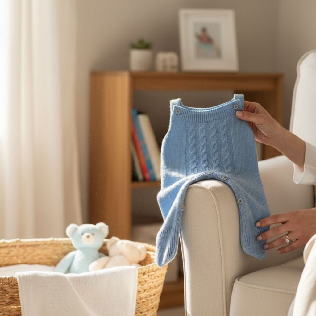 Jardineira Bebê Tricot Macacão Infantil Menina