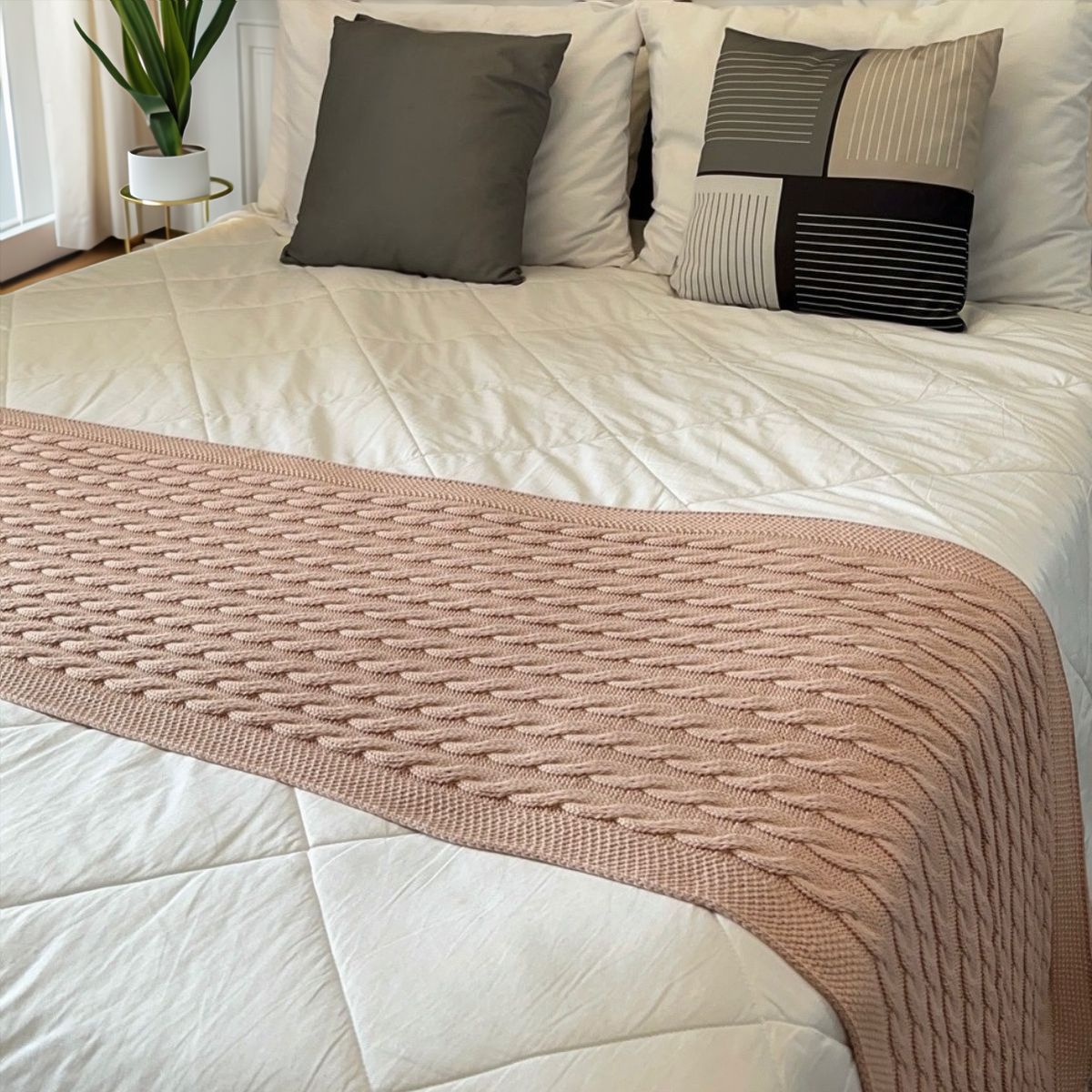 Peseira Trança Tiradentes 260x60 cm