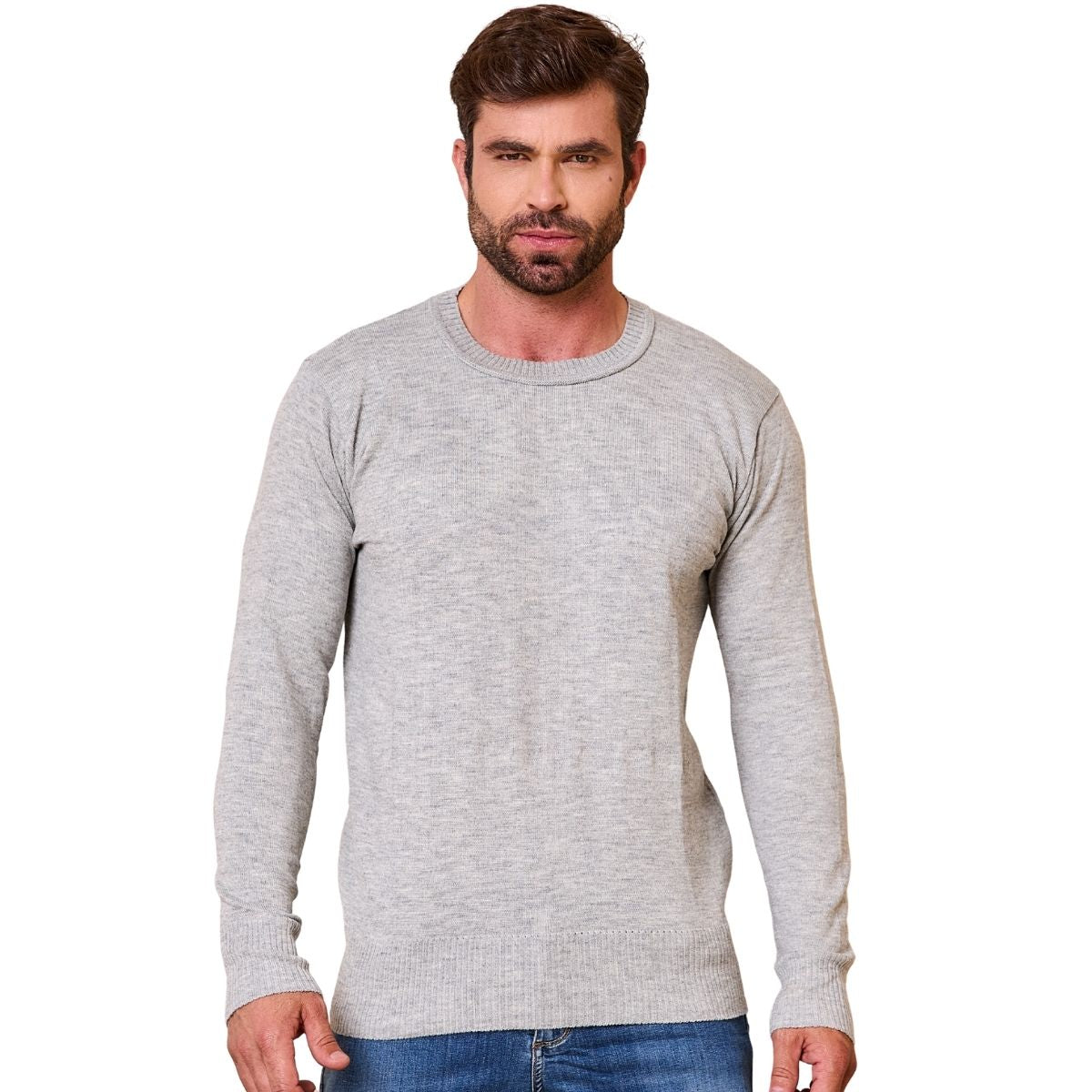 Blusa De Frio Masculina De Tricô Suéter Masculino