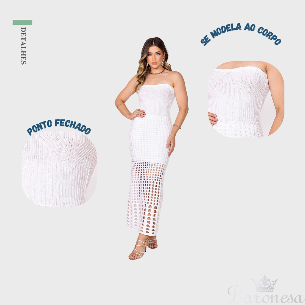 Vestido Tomara que Caia Renda