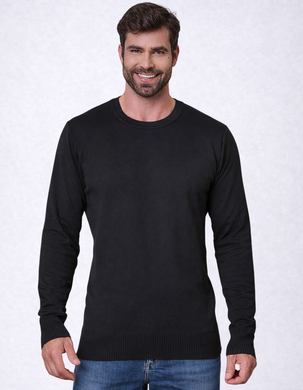 Suéter Masculino Tricot Casual Manga Longa