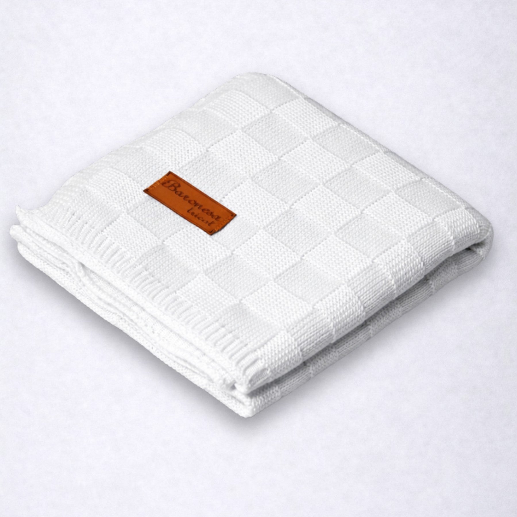 Manta de Tricot para Bebê Recem Nascido DA