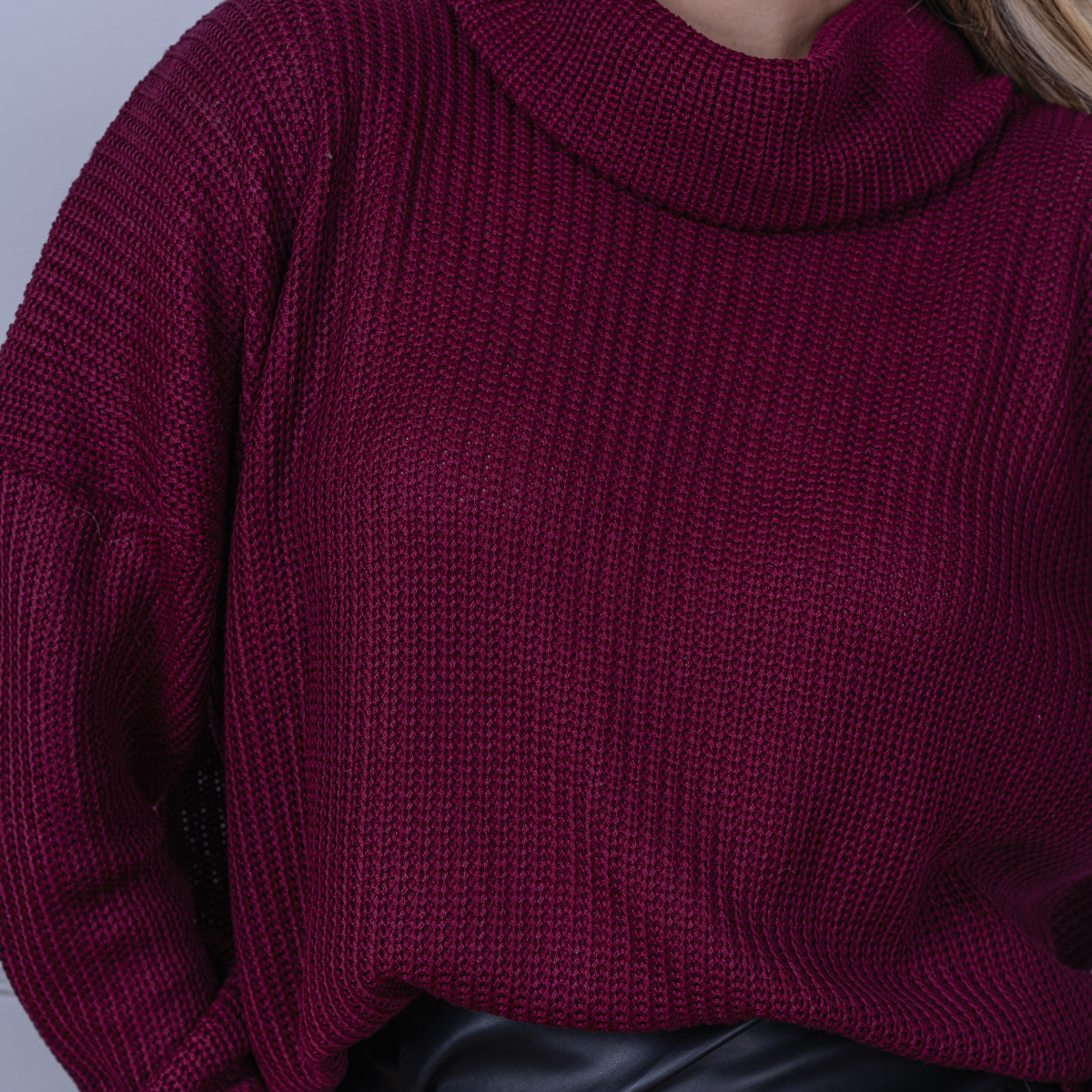 Blusa Feminina Elegante Gola Boba