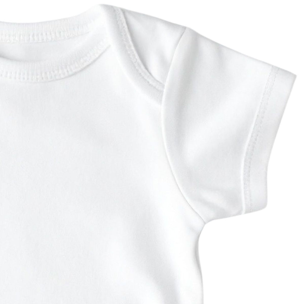 Body Bebe Branco 100% Algodão Manga Longa