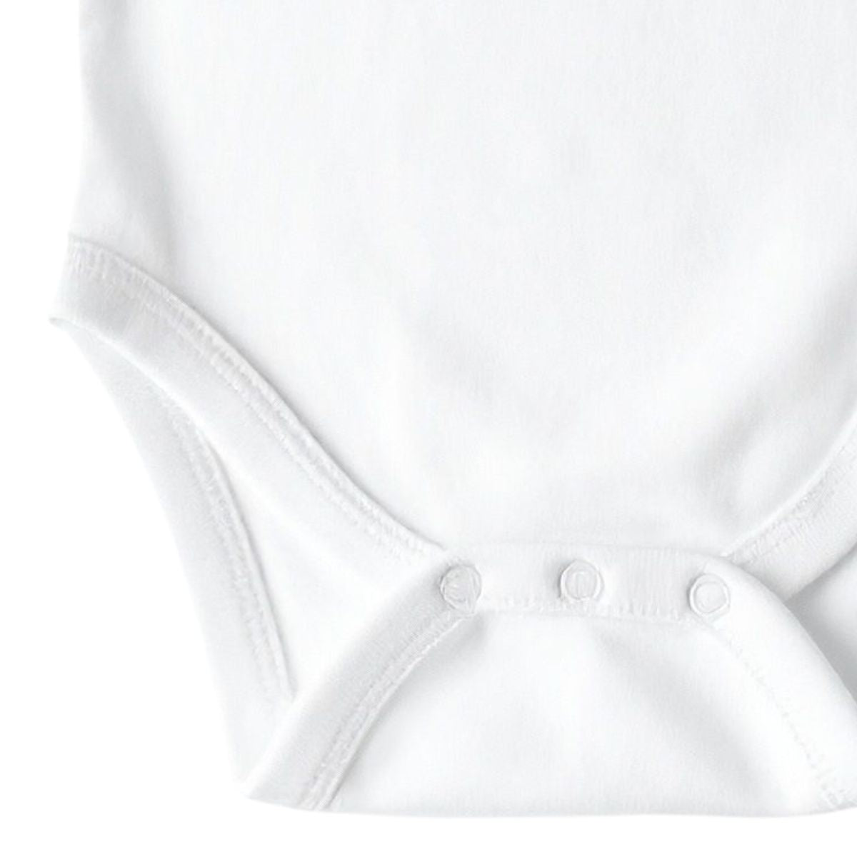 Body Bebe Branco 100% Algodão Manga Longa