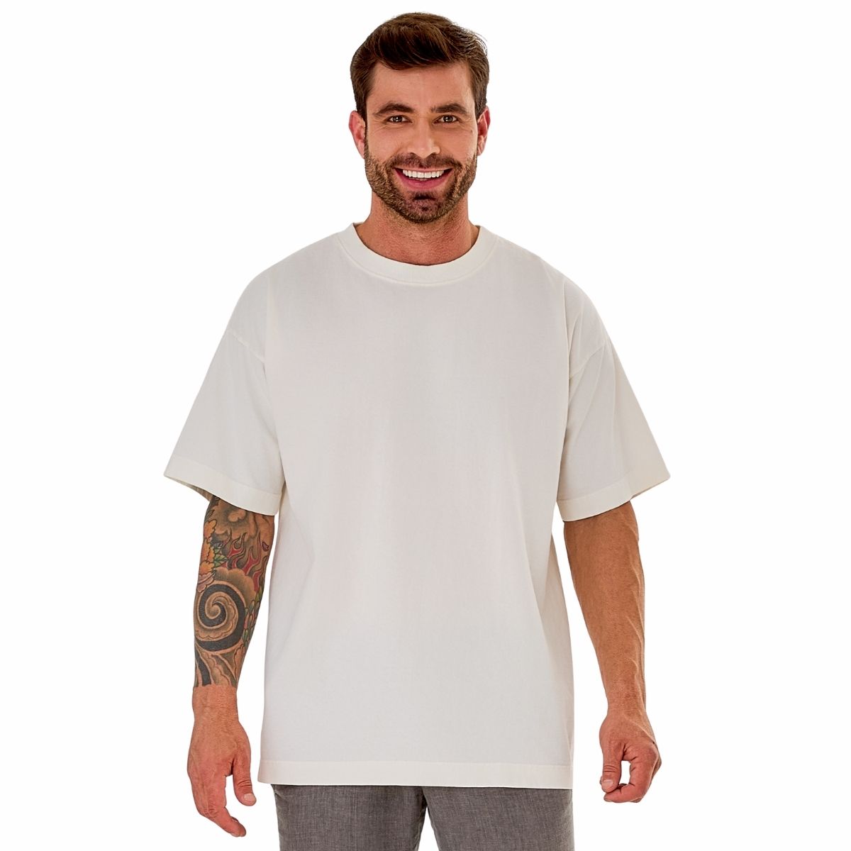 Camiseta Oversized Heavy Premium Algodão 20.1