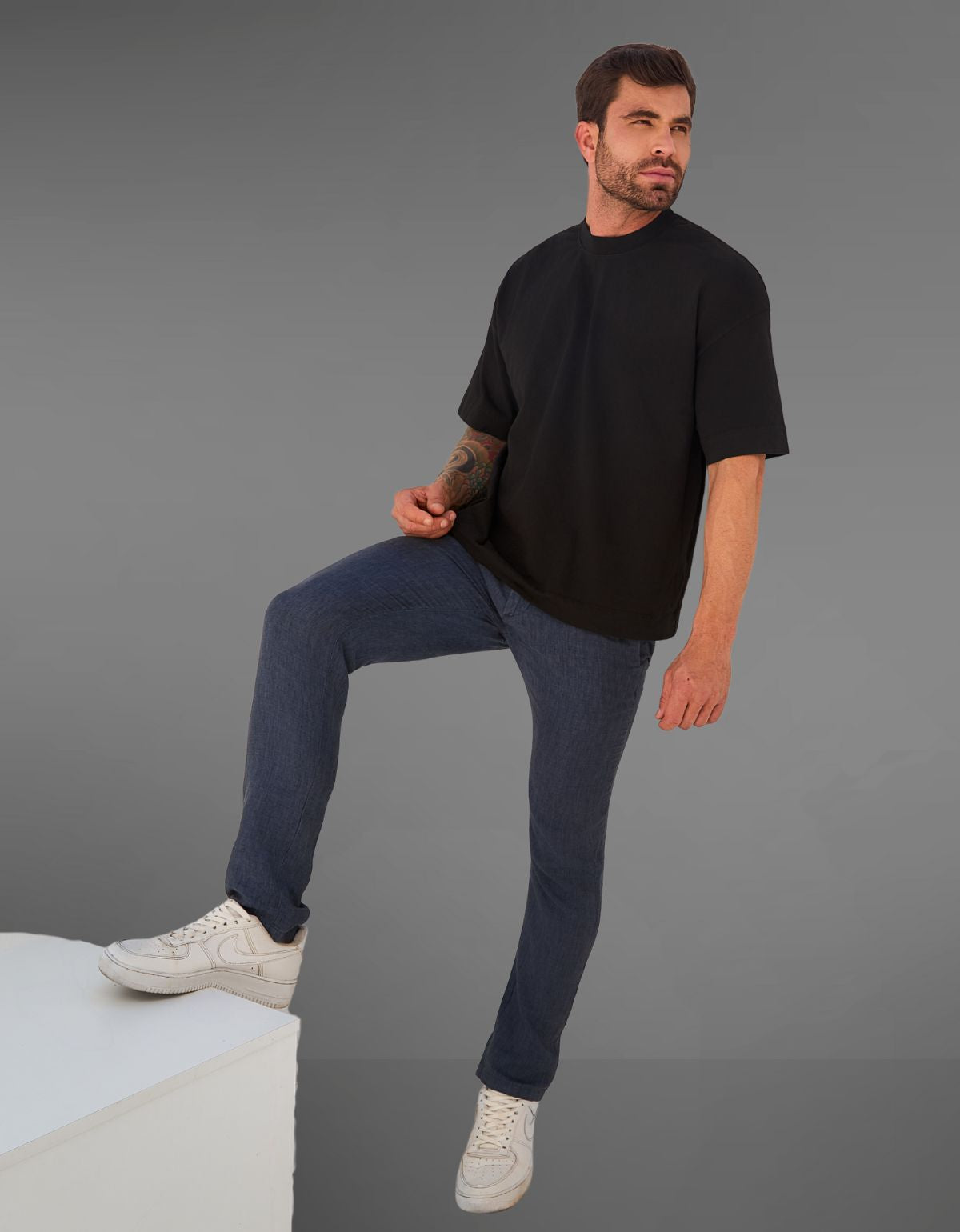 Camiseta Oversized Unissex Boxy Algodão 20.1 Premium