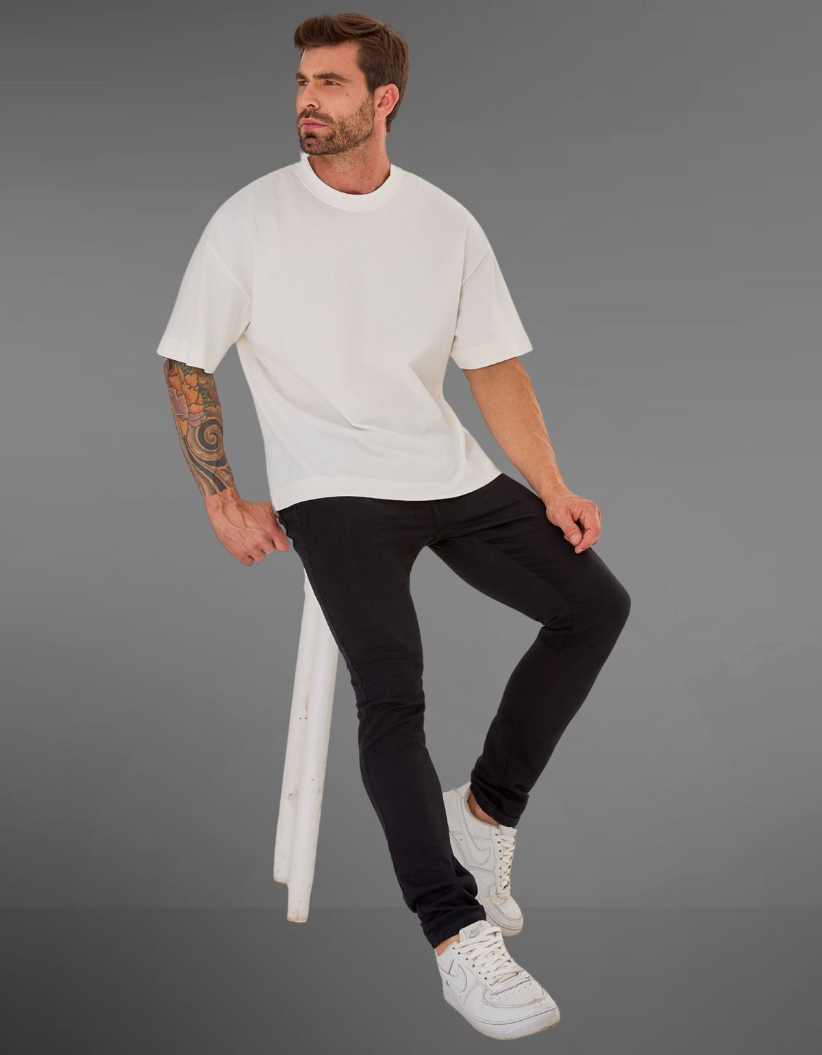 Camiseta Oversized Unissex Boxy Algodão 20.1 Premium