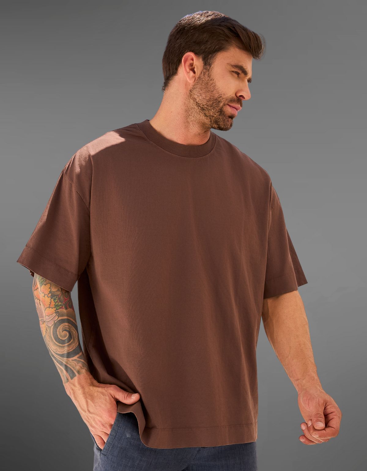 Camiseta Oversized Heavy Premium Algodão 20.1