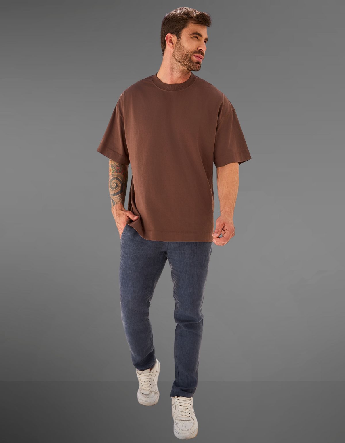 Camiseta Oversized Heavy Premium Algodão 20.1