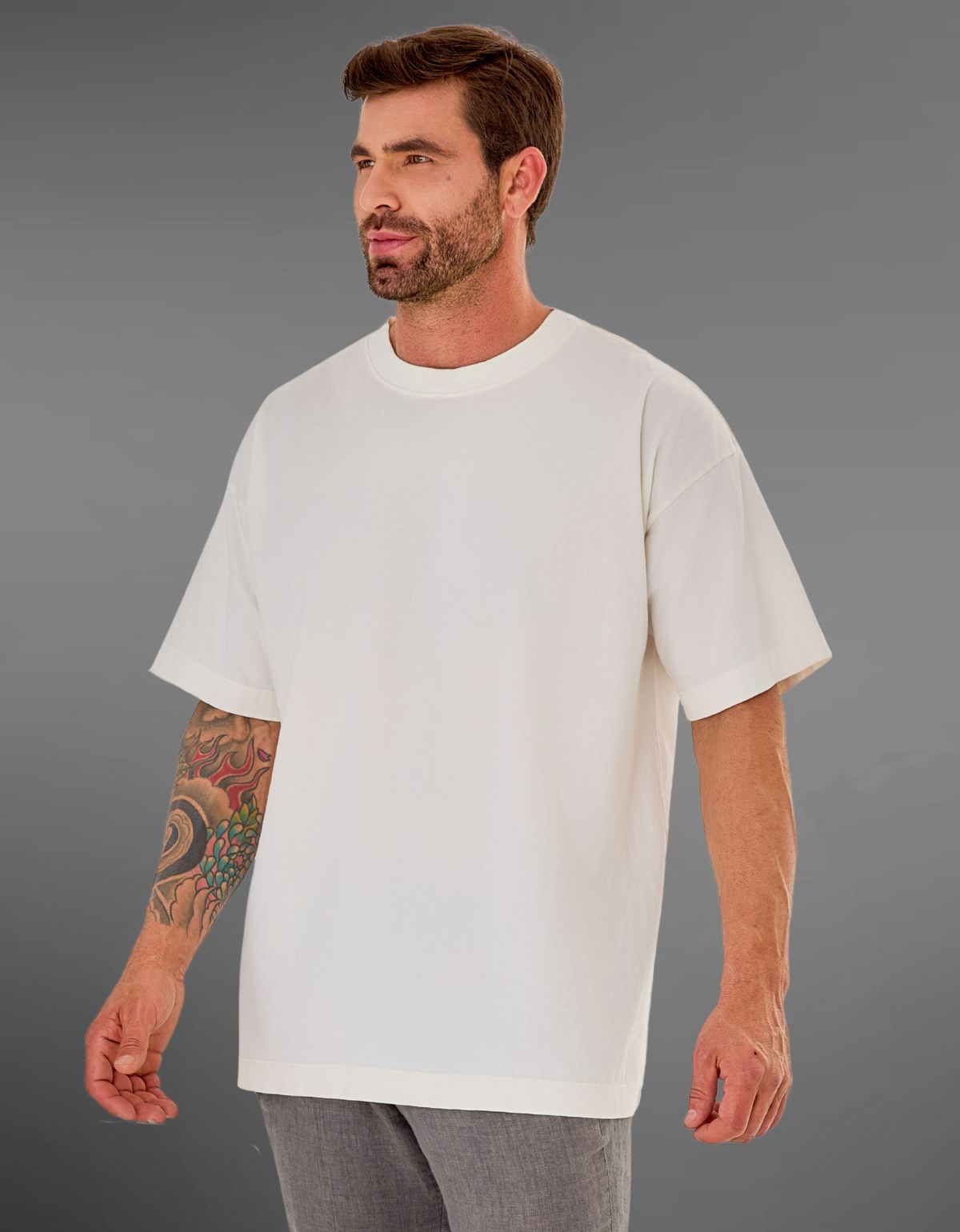 Camiseta Oversized Heavy Premium Algodão 20.1