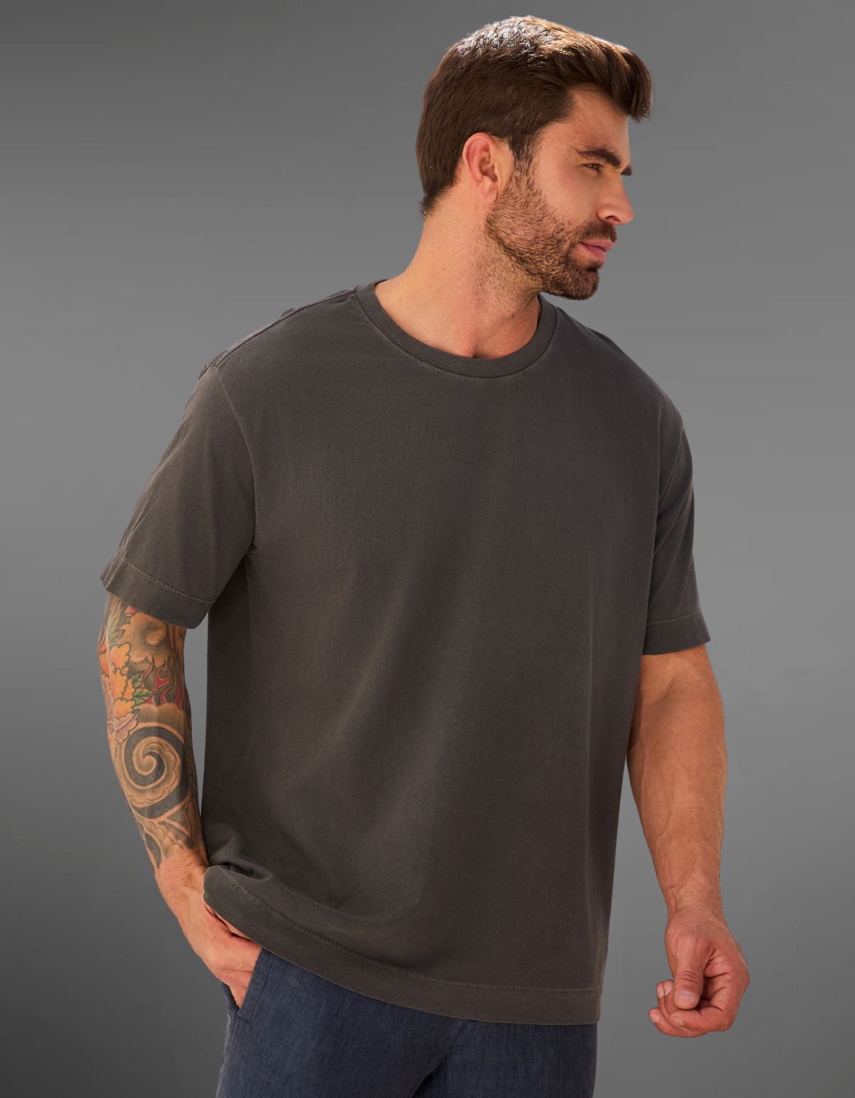 Camiseta Oversized Boxy Tubular Estonada