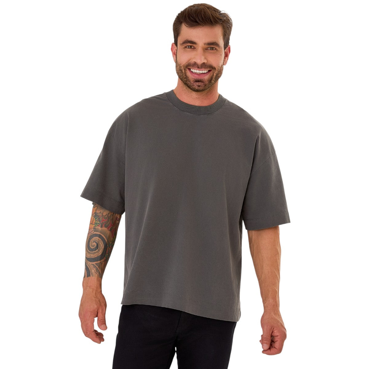 Camiseta Oversized Boxy Algodão 20.1 Premium