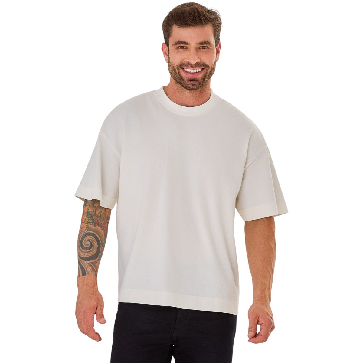 Camiseta Oversized Boxy Algodão 20.1 Premium