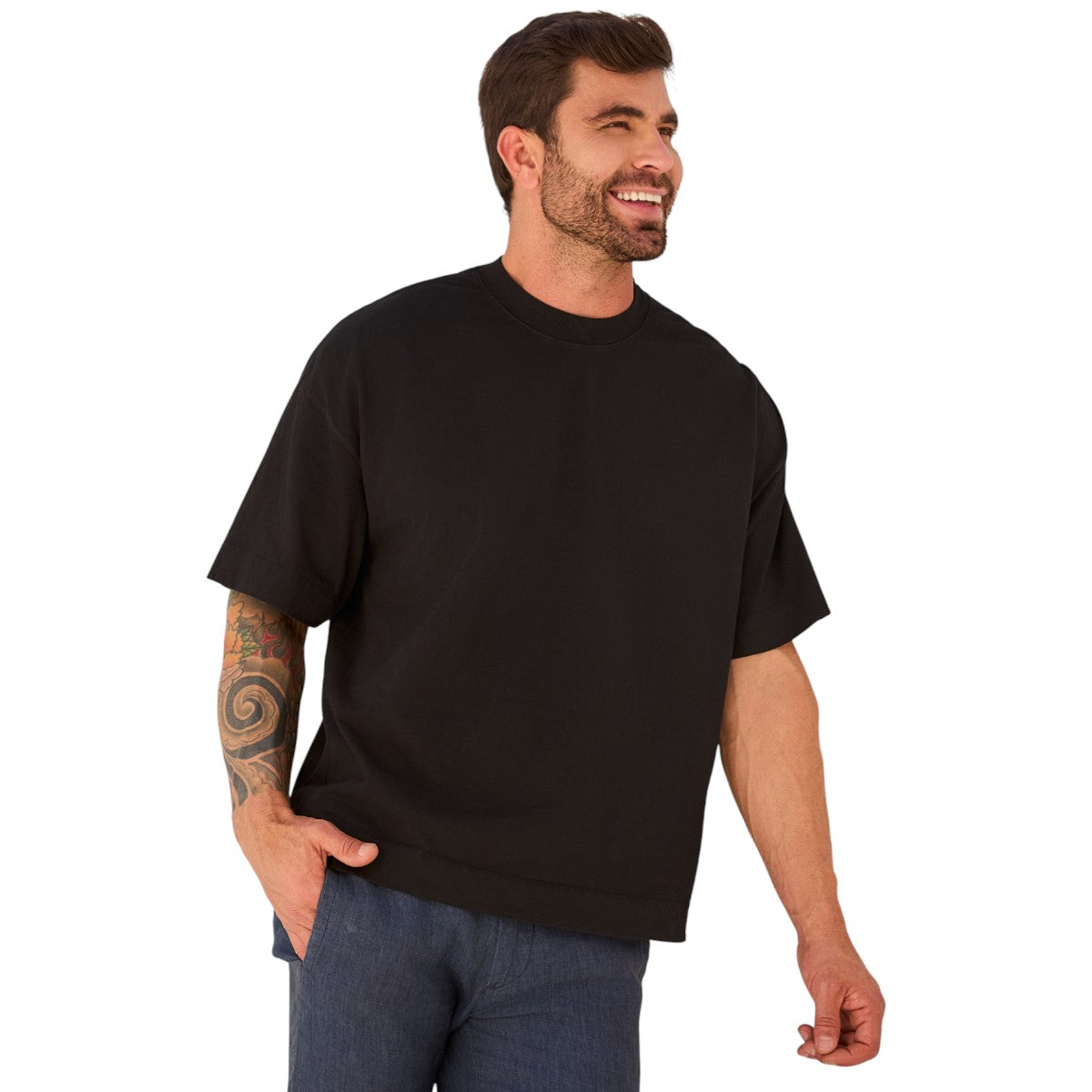Camiseta Oversized Boxy Algodão 20.1 Premium