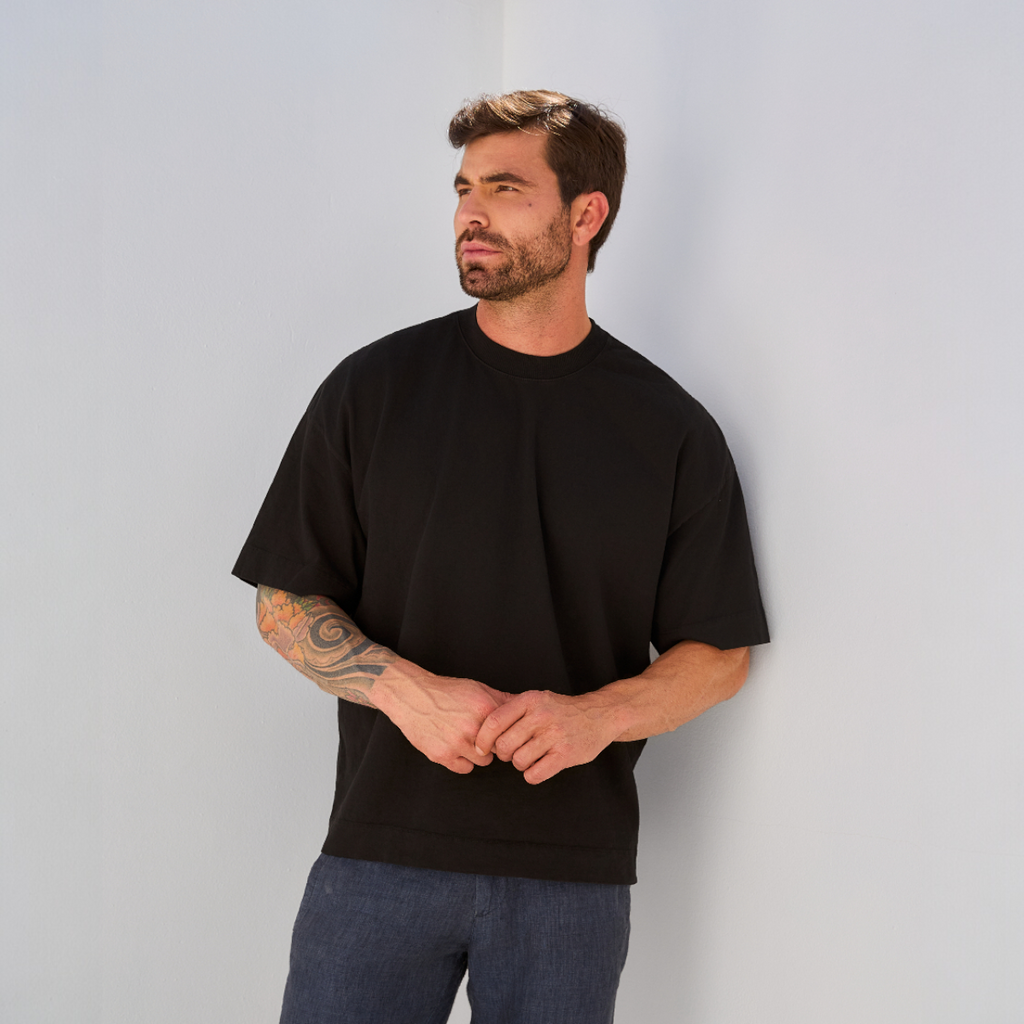 Camiseta Oversized Boxy Algodão 20.1 Premium