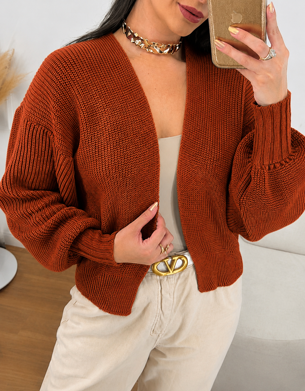 Cardigan Manga Bufante