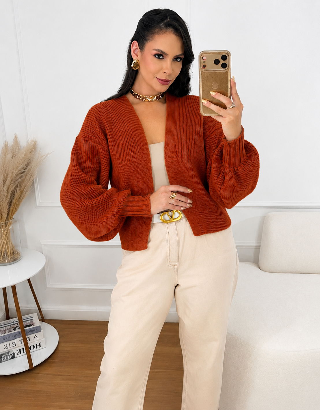 Cardigan Manga Bufante