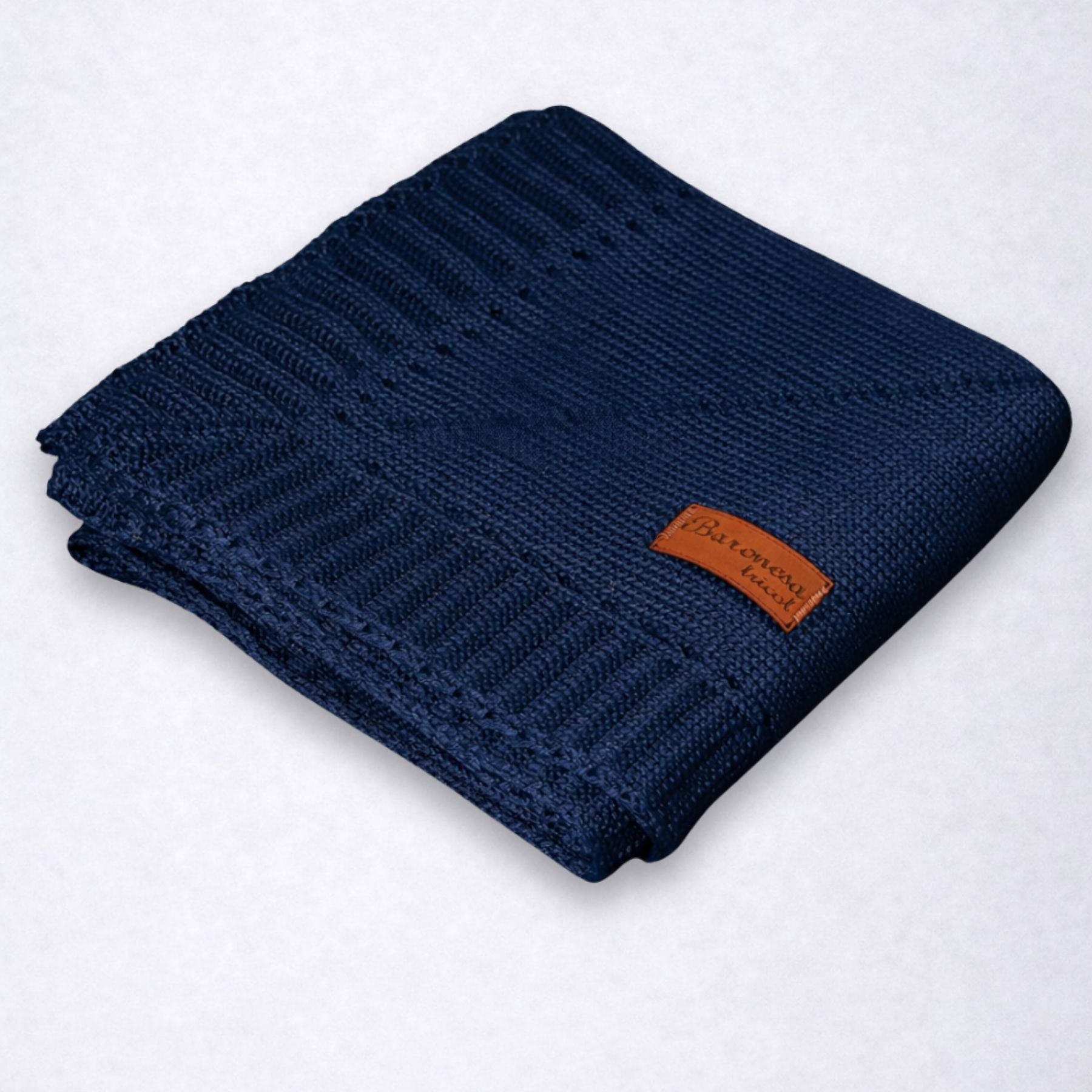 Mantinha de Tricô Bebê Conforto Bichinho