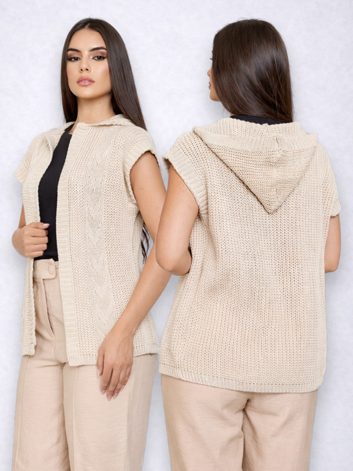 Colete Feminino em Tricot Moderno