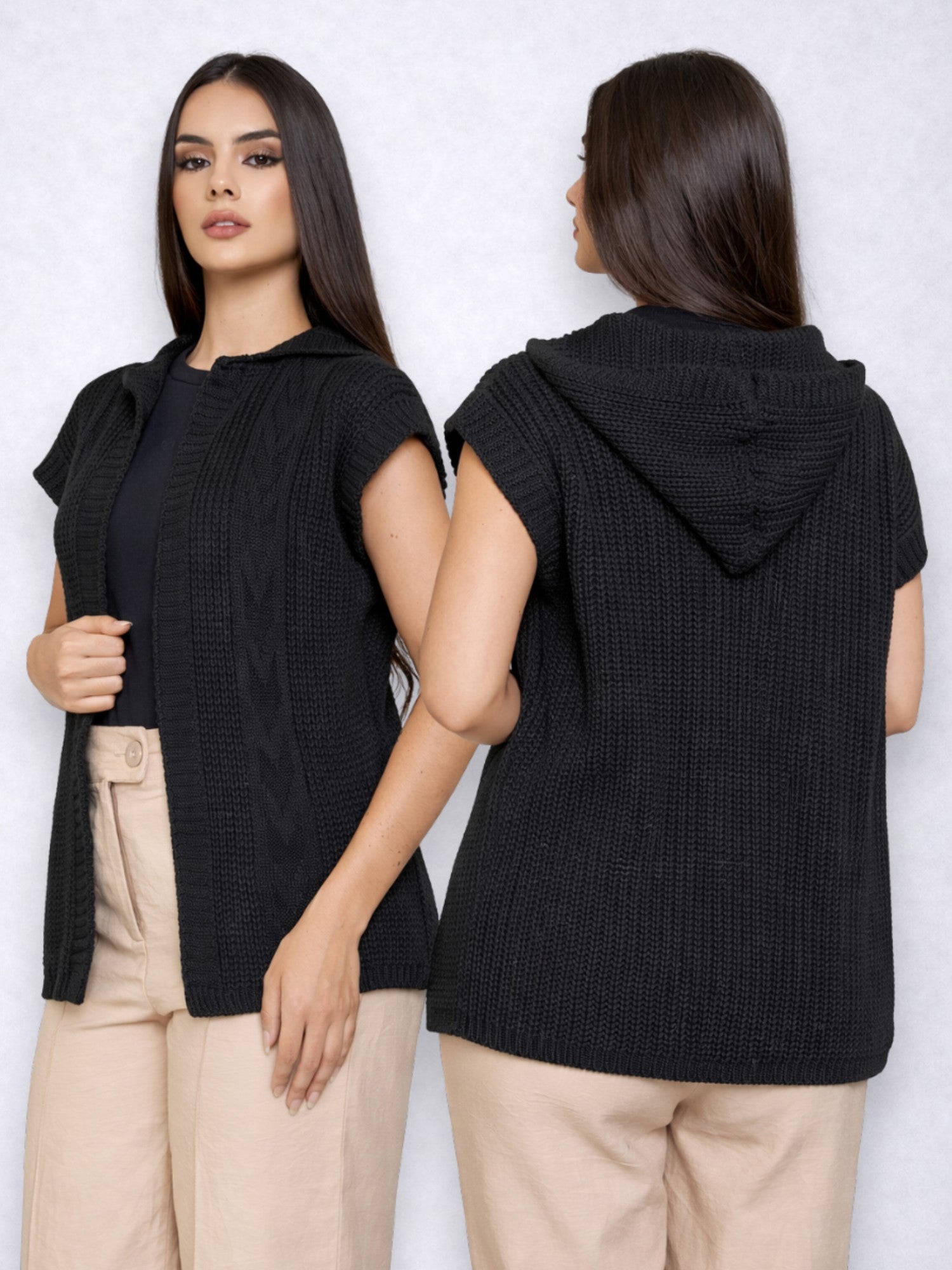 Colete Feminino em Tricot Moderno