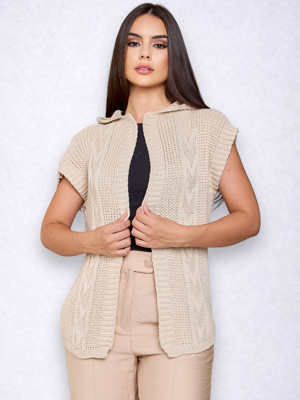 Colete Feminino em Tricot Moderno