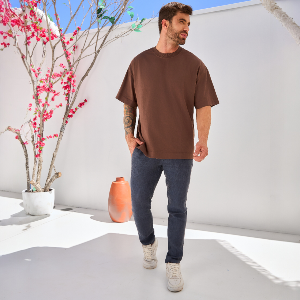 Camiseta Oversized Heavy Premium Algodão 20.1