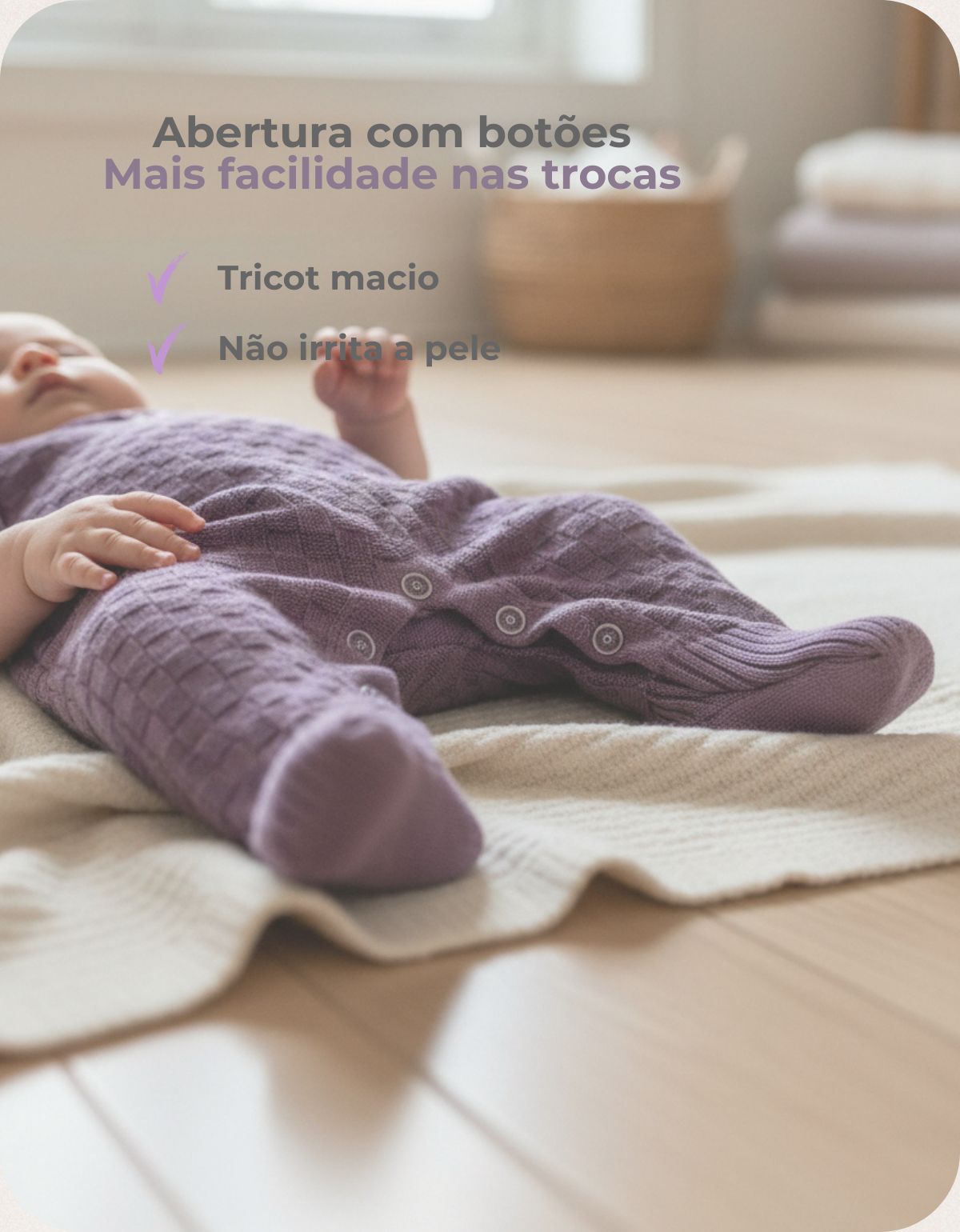 Jardineira Bebê Tricot Macacão Infantil Menina