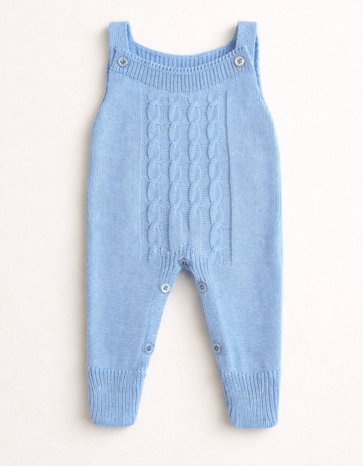 Jardineira Bebê Tricot Macacão Infantil Menina