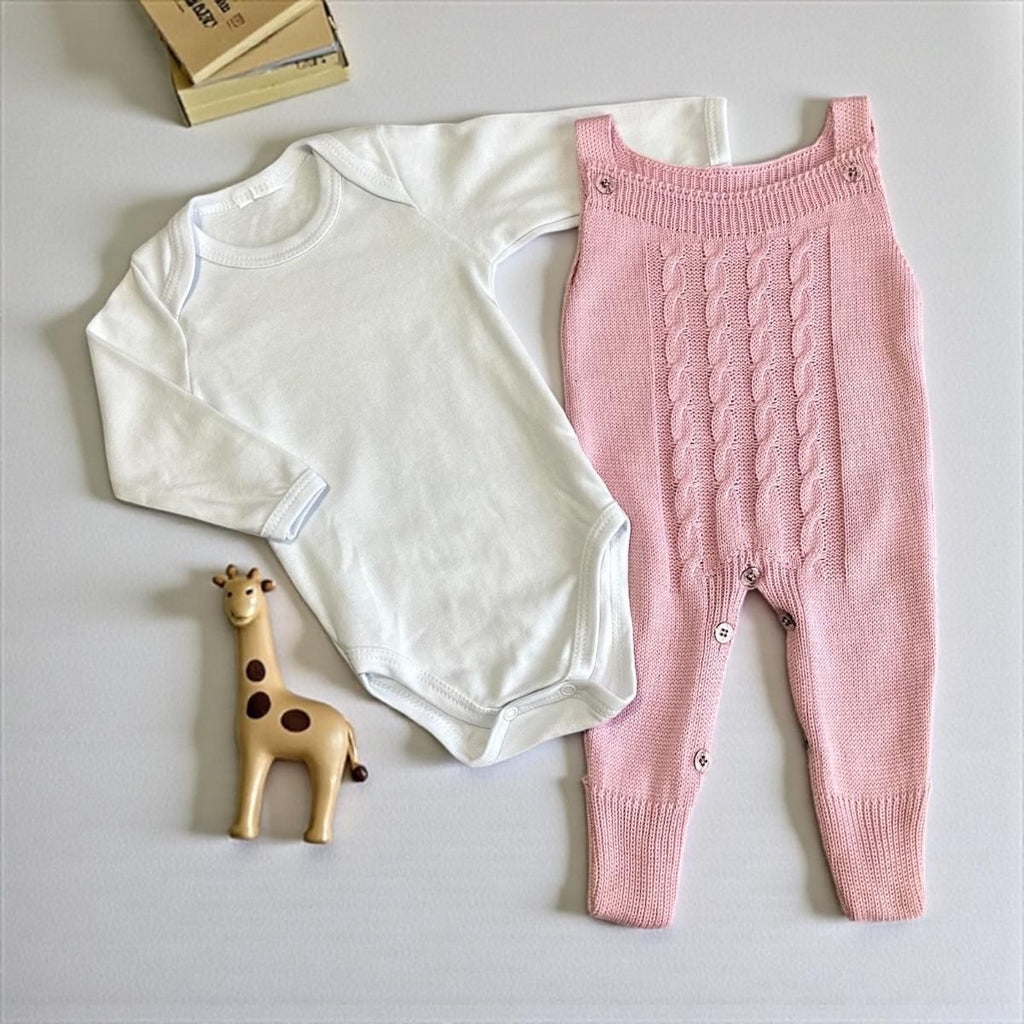 Kit Salopete Luxo com Body Bebe BA1010 + BA1076