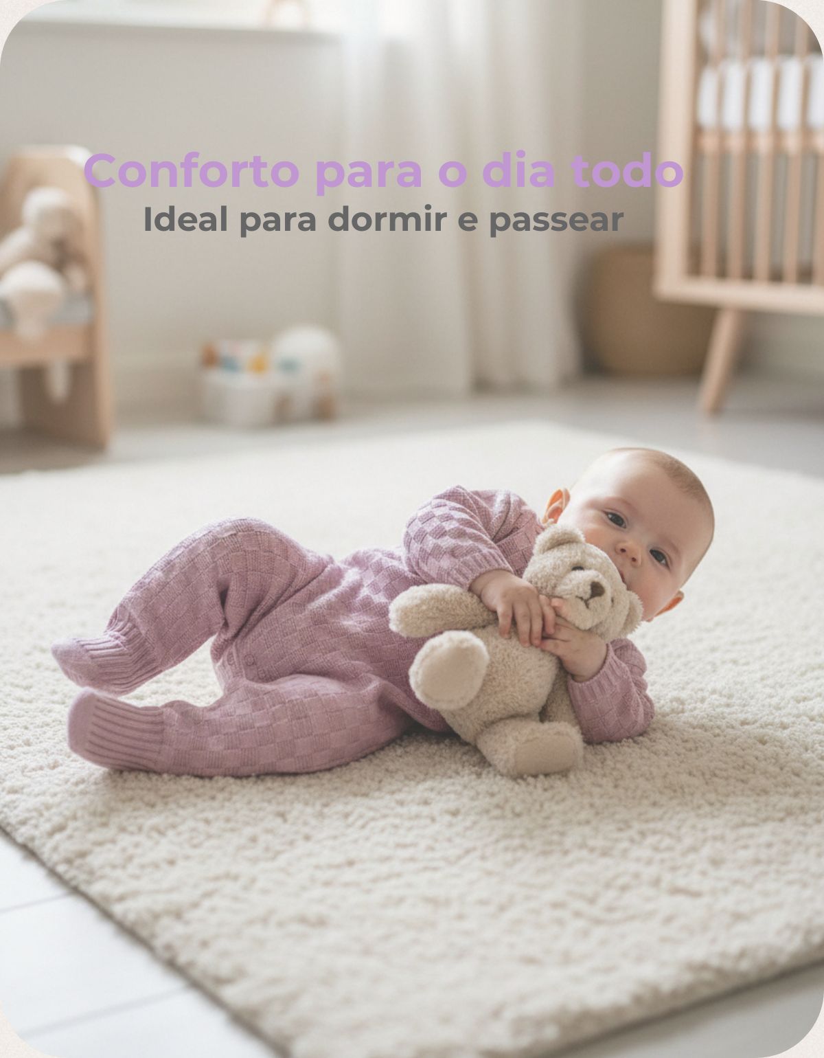 Macacão de Bebê Menina Menino Quentinho