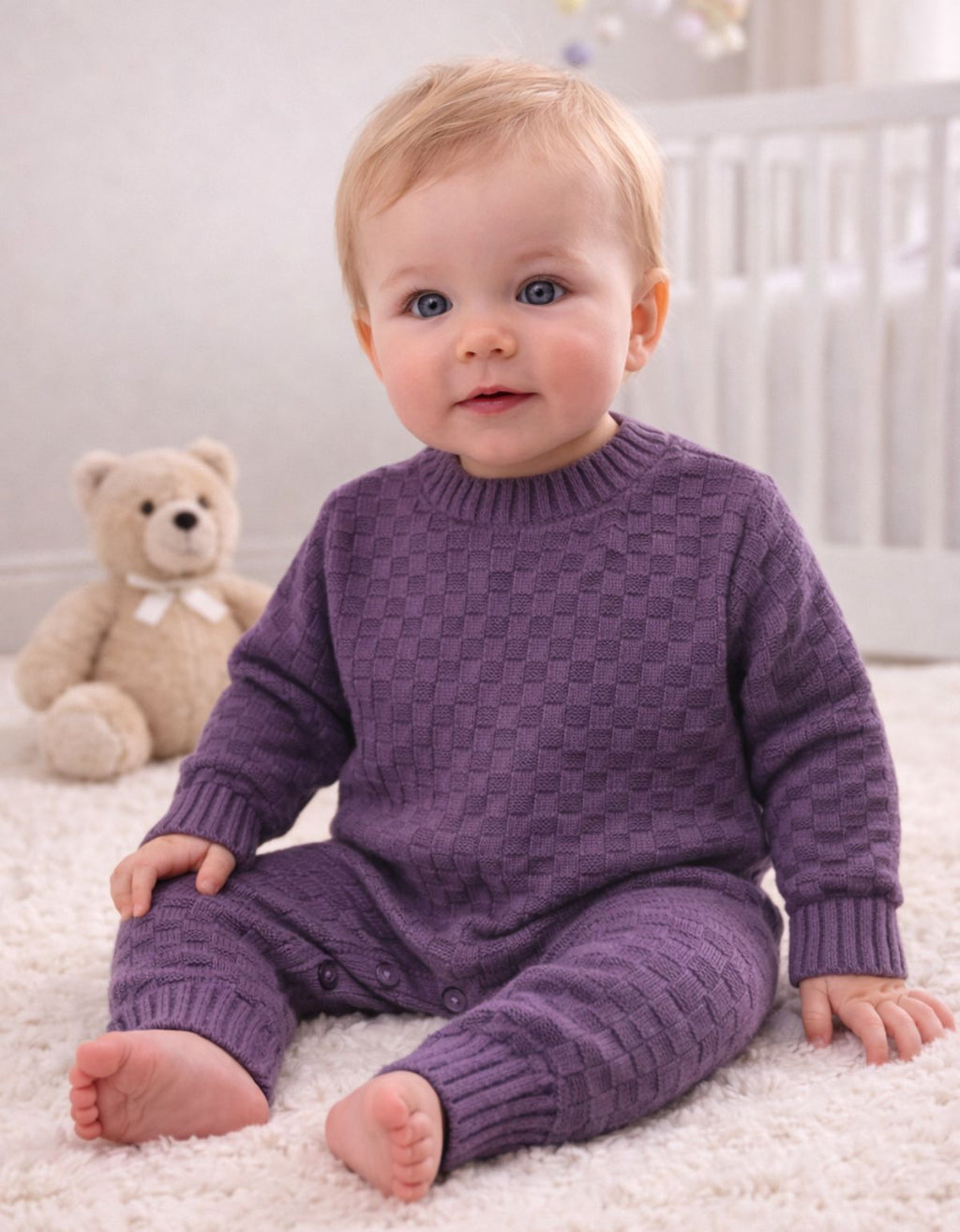 Macacão de Bebê Menina Menino Quentinho