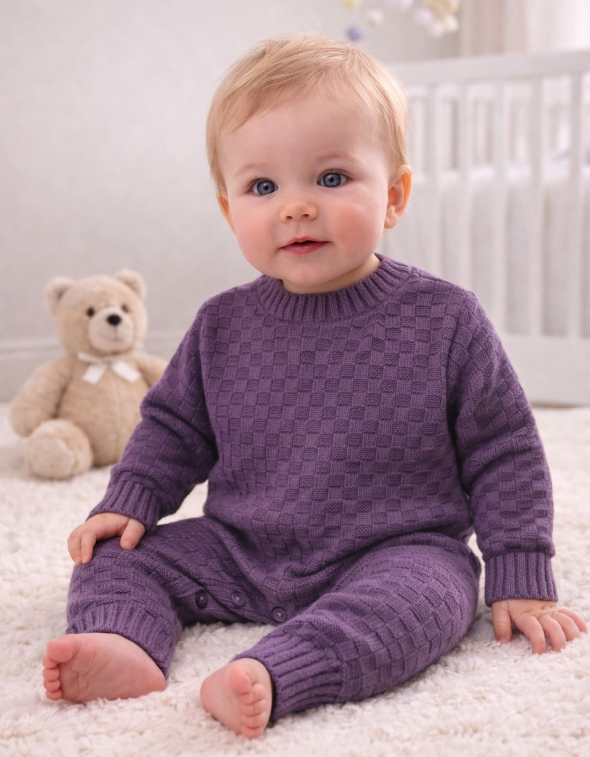 Macacão de Bebê Menina Menino Quentinho