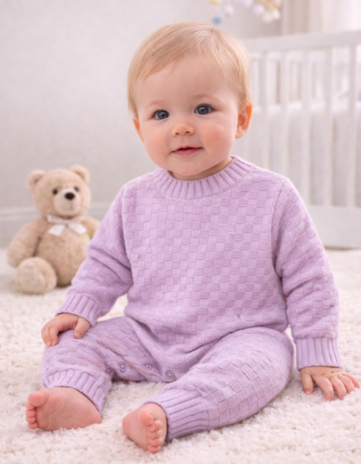 Macacão de Bebê Menina Menino Quentinho