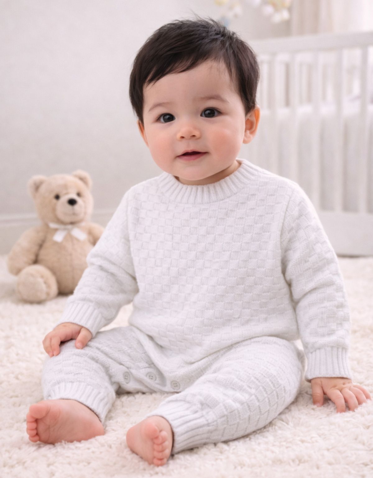 Macacão de Bebê Menina Menino Quentinho